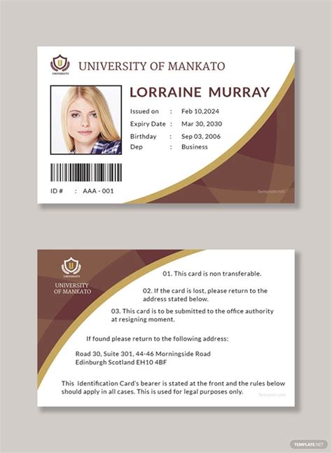 ID Card Templates - Design, Free, Download | Template.net