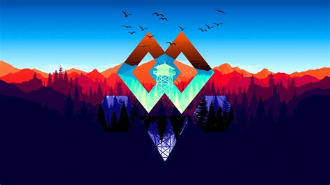 🔥 Free Download Firewatch Hd Wallpaper Abstract Gaming Background 4k by ...