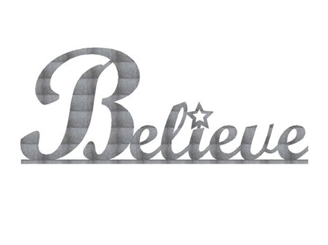 Rustic Metal Sign Believe Sign for the Holidays Xmas Yard - Etsy