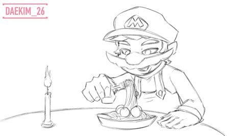 Mario just loves spaghetti that much… : SMG4