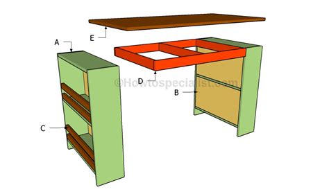 Kids desk plans | HowToSpecialist - How to Build, Step by Step DIY Plans