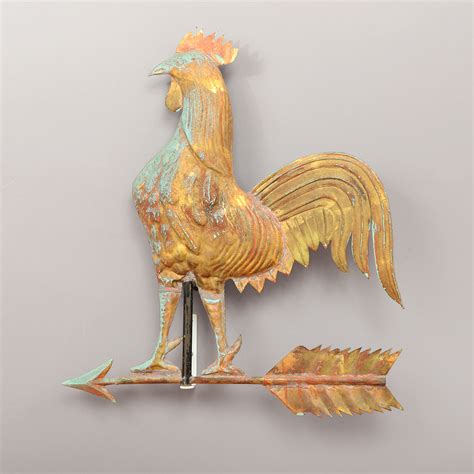 Rooster Weathervane - Jeffrey Tillou Antiques