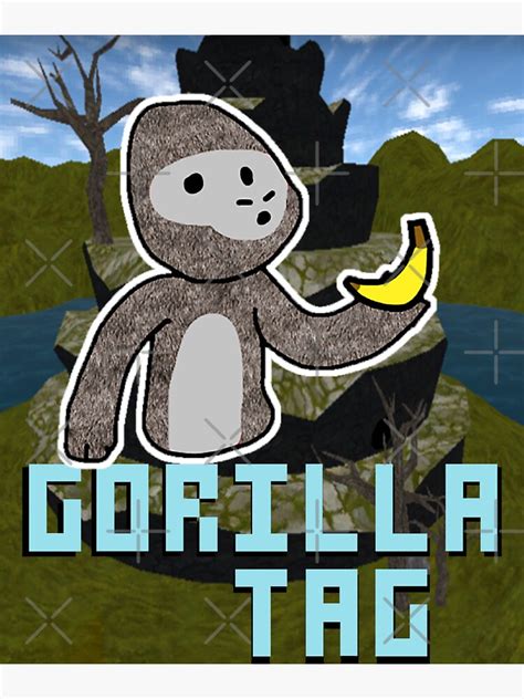 "Gorilla Tag - Gorilla Tag Pfp Maker" Sticker for Sale by Getidea | Redbubble