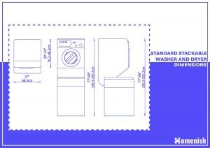 Washer and Dryer Dimensions Explained (3 Diagrams Included) - Homenish