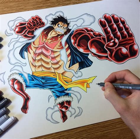 Luffy Gear 4 Drawing