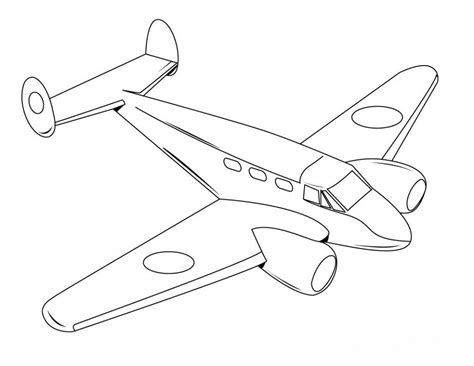 Free Printable Airplane Coloring Pages For Kids