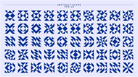 Set of sharp line abstract basic shape pattern design 28683993 Vector Art at Vecteezy