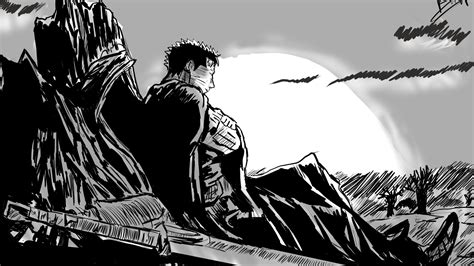 3840x2160 Resolution Berserk GUTS Drawing 22 4K Wallpaper - Wallpapers Den