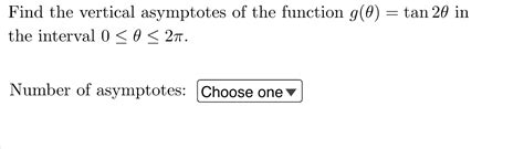 Solved Find the vertical asymptotes of the function | Chegg.com