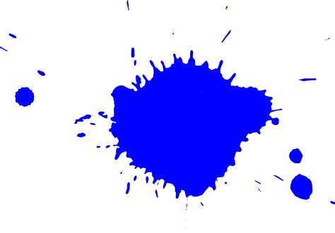 10 Blue Paint Splatters (PNG Transparent) | OnlyGFX.com