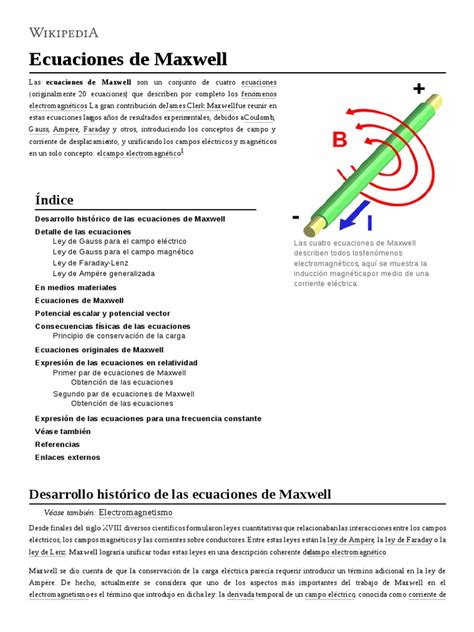 Ecuaciones de Maxwell | Ecuaciones de Maxwell | Campo magnético