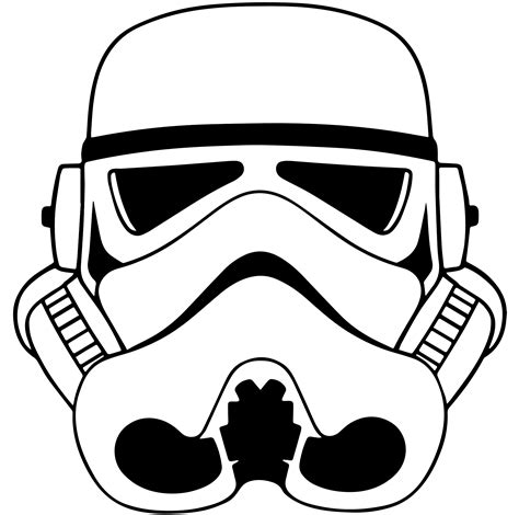 Stormtrooper Helmet Vector at GetDrawings | Free download