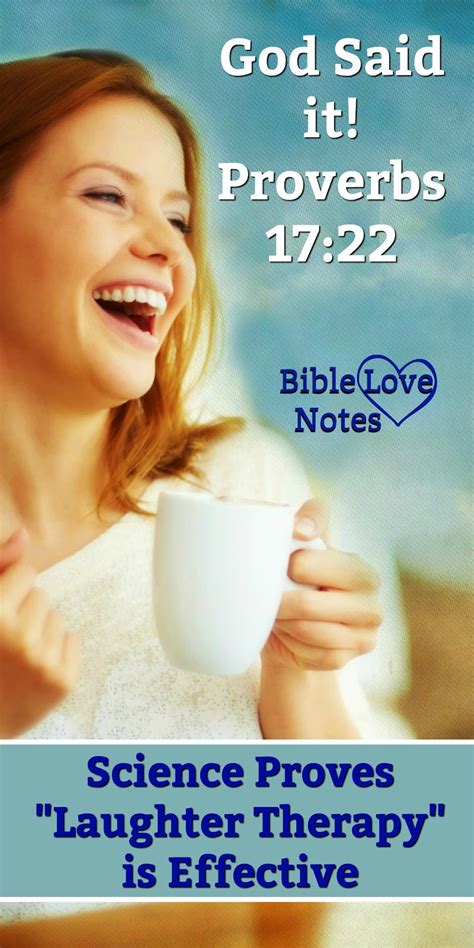 Bible Love Notes: Science Proves "Laughter Therapy" is Effective