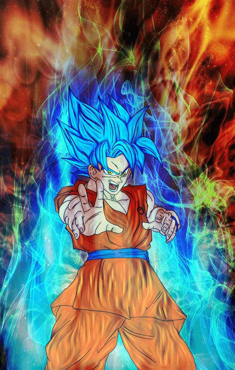 Super Saiyan God Super Saiyan Goku Wallpapers - Wallpaper Cave