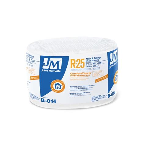 Johns Manville ComfortTherm R-25 27.5-sq ft Encapsulated Fiberglass ...