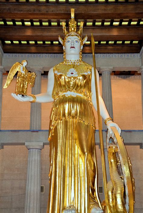 Athena Parthenos inside Parthenon in Nashville, Tennessee - Encircle Photos