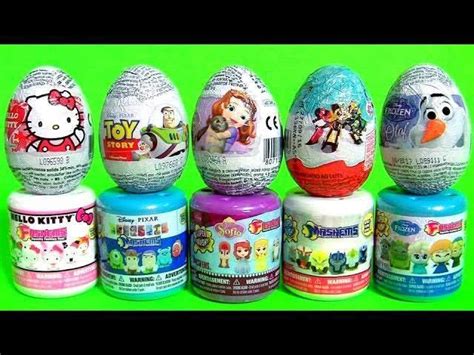 Surprise Mashems & Fashems Collection + Surprise Eggs Hello Kitty Disney Princess Sofia Frozen ...