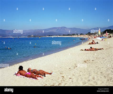 Porticcio beach, Ajaccio, Corsica, France Stock Photo - Alamy