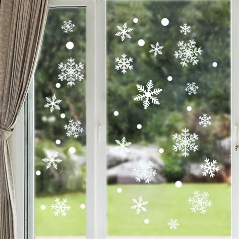 Snowflake Window Decals – OddGifts.com