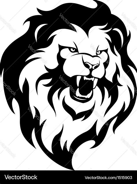 Roar lion Royalty Free Vector Image - VectorStock