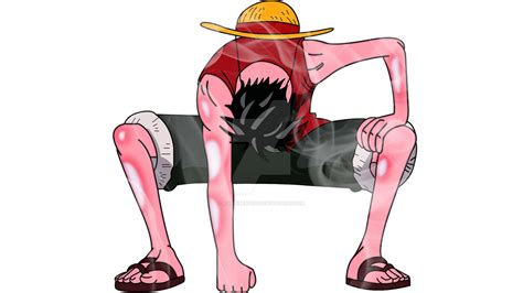 Luffy Gear 2nd by KuroiSenpuu on DeviantArt