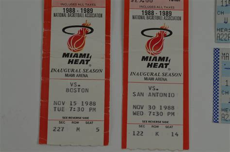 Lot Detail - Miami Heat Lot of 10 Tickets