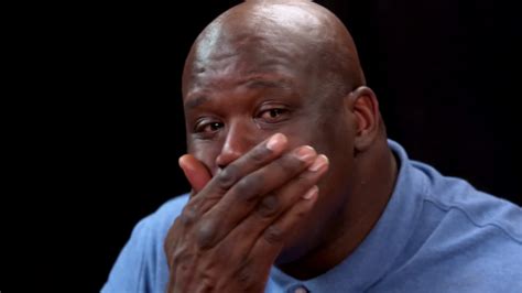 Watch Shaquille O'Neal cry eating hot wings on 'Hot Ones' | Mashable