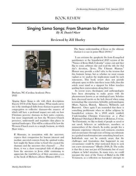 (PDF) Singing Samo Songs: From Shaman to Pastor (Book Review)