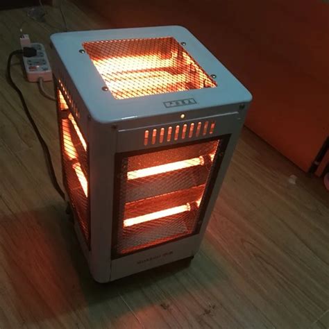 Floor Electric Heater Five sided Heating Type Fire Furnace Warmer Domestic Office Foot Warm Tool ...