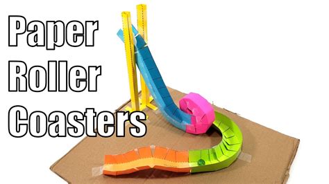 Paper Roller Coaster Templates