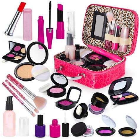 BESLY 21Pieces Child Girls Makeup Set Toys Real Makeup Kit Toys for Girls Toys Age 6-12 ...