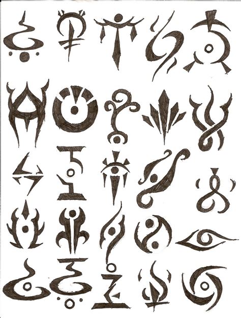 Symbols For Tattoos | Símbolos geniales, Tatuajes pequeños, Dibujos tribales