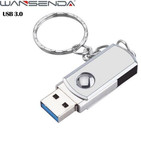 usb 3.0 keychain usb flash drive metal rotatable pen drive 4gb 8gb memory stick 16gb 32gb 64gb ...