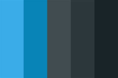 Dark Blue Theme Color Palette