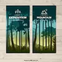 Forest Banner - Free Vectors & PSDs to Download