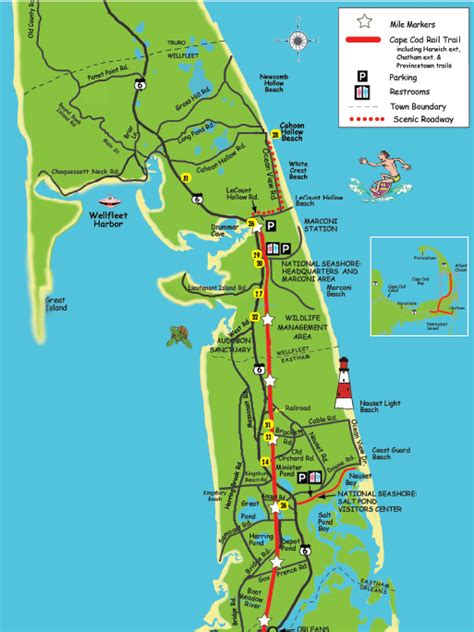 Cape Cod National Seashore Map - Maping Resources