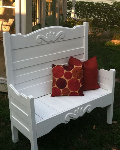 Pollyanna Reinvents: Bed to Bench DIY