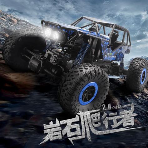 42CM Hot racing RC Car 1:10 4WD super large off road driving big foot 2 ...