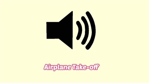 Airplane Take-off Sound Effect - YouTube