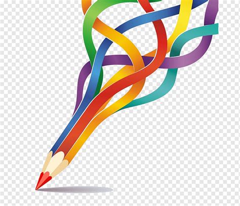 Colored pencil Crayon, pencil, pencil, logo, color png | PNGWing