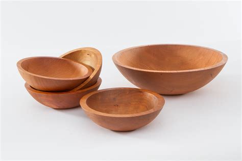 Large Wooden Salad Bowls, Deep Wood Serving Bowls | NH Bowl and Board ...