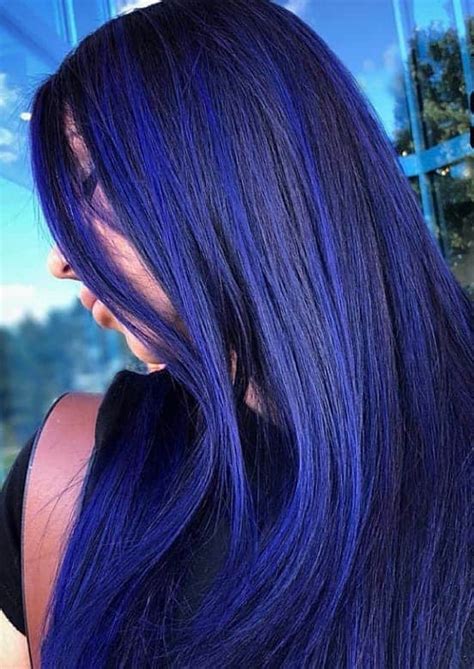 25 Dark Blue Hair Colors for Women - Get A Unique Style