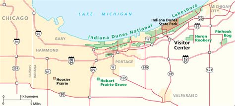 Indiana Dunes Maps | NPMaps.com - just free maps, period.