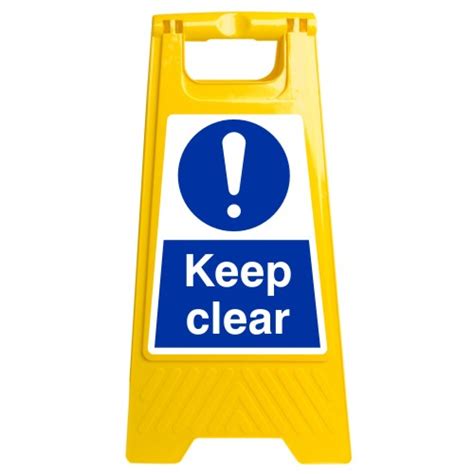 Keep Clear sign – Ref: w896 – Safety Sign Warehouse