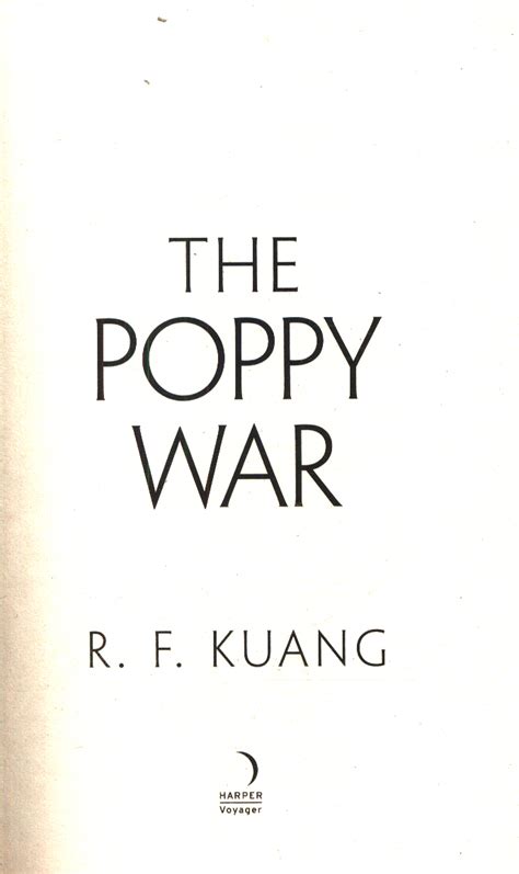 The poppy war by Kuang, R.F. (9780008239848) | BrownsBfS