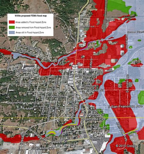 New FEMA Flood Hazard Map changing flood zones – The Willits News