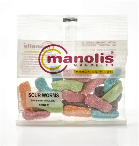 Sour Worms | Manolis Munchies