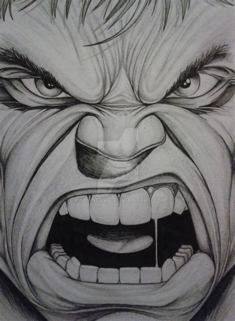 Hulk Sketch 01 by pagandevil on DeviantArt