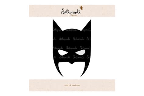 Batman Mask - SVG and DXF Cut Files - for Cricut, Silhouette, Die Cut ...