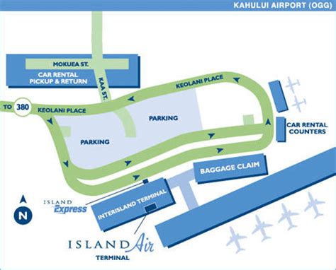 Kahului Airport Terminal Map